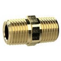 Doppelgewindenippel, r 1/8 a., r 1/8 a., sw 12, Messing - Riegler von RIEGLER