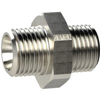 Riegler Doppelgewindenippel, zyl., G 1 a., G 2 a., SW 70, MS vern. Riegler Doppelgewindenippel, zyl., G 1 a., G 2 a., SW 70, MS vern. von RIEGLER