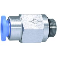 Riegler - Gerades Rückschlagventil »Blaue Serie« Schlauch-Gewinde, g 1/4 a., 201.148-2 von RIEGLER