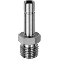 Riegler Gewinde-Stecknippel, R 3/8 a. , Stecknippel 10 mm, ES 1.4404 Riegler Gewinde-Stecknippel, R 3/8 a. , Stecknippel 10 mm, ES 1.4404 von RIEGLER