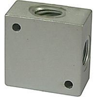 Riegler Kreuz-Verteiler, G 1/2 Aluminium, SW 30 von RIEGLER