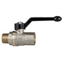 Riegler - Kugelhahn Langgewindeausführung, ig/ag, ms vernickelt, Rp/R 1 1/4 von RIEGLER