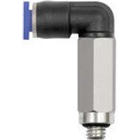 Riegler - L-Steckverschraubung »Blaue Serie« mini, lang, drehbar, M6 Riegler - L-Steckverschraubung »Blaue Serie« mini, lang, drehbar, M6 von RIEGLER