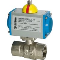 Riegler Messingkugelhahn pneumat. Stellantrieb federschließend, Rp 1 1/4 Riegler Messingkugelhahn pneumat. Stellantrieb federschließend, Rp 1 1/4 von RIEGLER