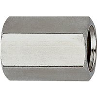 Riegler Muffe, Außensechskant, G 3/8, SW 22, Edelstahl 1.4571 von RIEGLER