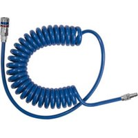 Riegler Spiralschlauch-Sicherheitskupplung-Set, PUR, Schlauchdurchmesser 12x8, 4,0 m von RIEGLER