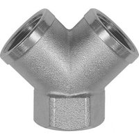 Riegler Verteiler, 2fach, G 1/4 IG, Abgänge 2 x G 1/4 IG, Messing vern. von RIEGLER