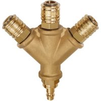 Riegler Verteiler, 3 Schnellverschlusskuppl. NW7,2, Nippel NW7,2-7,8 G1/2 von RIEGLER