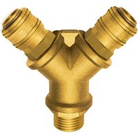 FP - riegler Verteiler mit 2 Kupplungen ag 3/8 Ms von FP