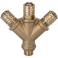 Riegler Verteiler mit 3 Kupplungen, 3/8 Zoll von RIEGLER