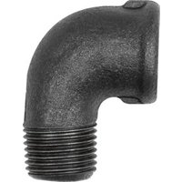 Riegler Winkel 92, 90°, Rp 3/8 i., R 3/8 a., Temperguss schwarz Riegler Winkel 92, 90°, Rp 3/8 i., R 3/8 a., Temperguss schwarz von RIEGLER
