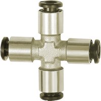 Riegler X-Steckverbindung »click-clock« Schlauch-Außen-Ã˜ 4, Messing vern. von RIEGLER