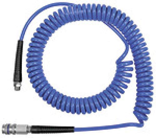 Spiralschlauch-Kupplung-Set, Stahlkupplung NW 7,8, PU, Schlauch-ø 8x5, PN bei 23 °C max. 12 bar, Länge 10,0 m von Riegler