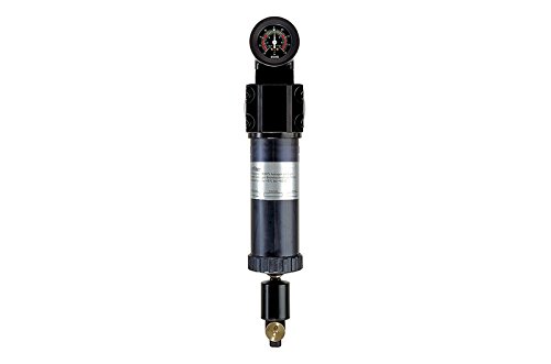 RIEGLER 101549-429.2410 Vorfilter mit Differenzdruckmanometer, 2 µm, G 1 1/4, 1Stk von Riegler