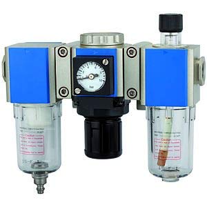 RIEGLER 116416-GFRL 06 Wartungseinheit 3-tlg. »G-mini«, PC, BG 200, G 1/4, 1,5-9 bar, HA, 1Stk RIEGLER 116416-GFRL 06 Wartungseinheit 3-tlg. »G-mini«, PC, BG 200, G 1/4, 1,5-9 bar, HA, 1Stk von Riegler