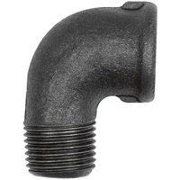 Winkel 92, 90°, Rp 1/4 i., r 1/4 a., Temperguss schwarz - Riegler von RIEGLER