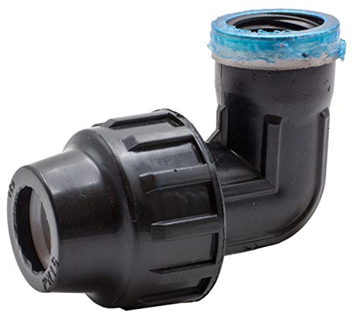 Riegolux 016520 16520 Winkel, Polypropylen, 90 mm, Innengewinde 1 x 32 mm von RIEGOLUX