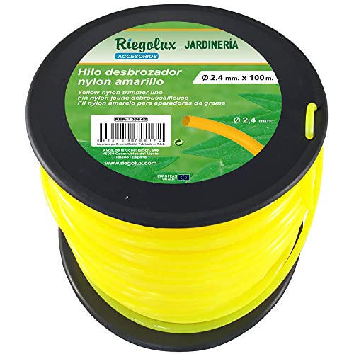 Riegolux 107642 Rasentrimmer, Nylon, rund, Grün, 2,4 mm x 100 m Riegolux 107642 Rasentrimmer, Nylon, rund, Grün, 2,4 mm x 100 m von RIEGOLUX