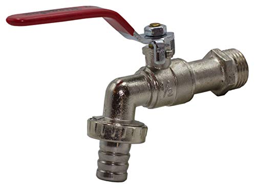 Riegolux 205501 Wasserhahn, Zifferblatt 1/2 Zoll mit Schlauchadapter von RIEGOLUX
