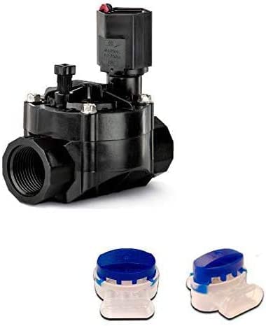 Rigopro Rain Bird Elektro-Bewässerungsventil 100-HV 1" 9 V für Programmierer mit Batterien + 2 wasserdichte Anschlüsse isolieren die Anschlüsse von RIEGOPRO SU TIENDA DE RIEGO