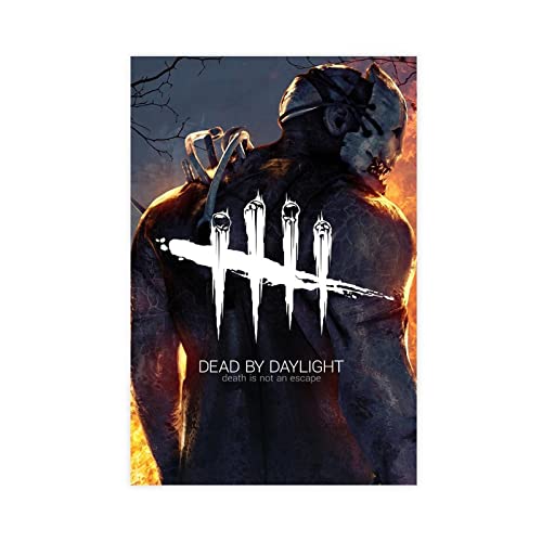 Dead by Daylight Spiel Leinwand Poster Wandkunst Dekor Druck Bild Gemälde für Wohnzimmer Schlafzimmer Dekoration Rahmen: 30 x 45 cm von RIELLI