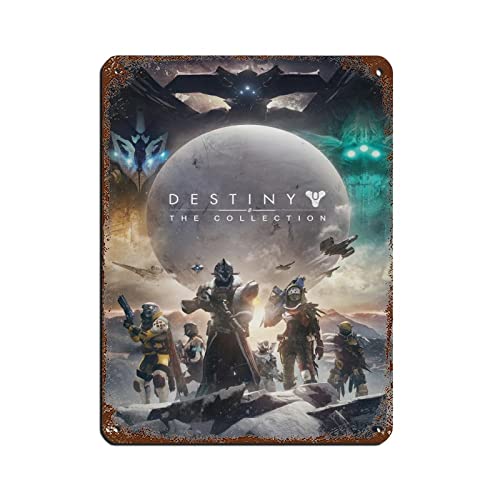 Destiny Game 2 Retro-Poster Metall-Blechschild Chic Art Retro Eisen Malerei Bar Menschen Höhle Cafe Familie Garage Poster Wanddekoration 30 x 40 cm von RIELLI