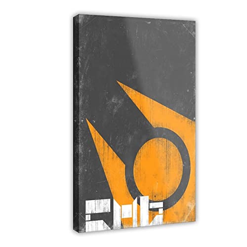 Half-Life 2 Spiel 1 Leinwand-Poster, Schlafzimmerdekoration, Sport-Landschaft, Bürozimmer, Dekoration, Geschenkrahmen: 50 x 75 cm von RIELLI