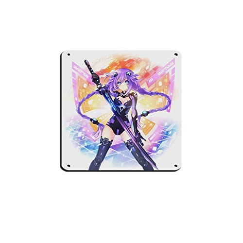 Hyperdimension Neptunia Game 3 Blechschild Vintage Metall Pub Club Cafe Bar Home Wandkunst Dekoration Poster Retro 30 x 30 cm von RIELLI