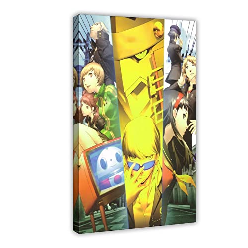 Persona 4 Spiel 1 Leinwand-Poster, Wandkunst, Dekoration, Bild, Gemälde für Wohnzimmer, Schlafzimmer, Dekorationsrahmen: 40 x 60 cm Persona 4 Spiel 1 Leinwand-Poster, Wandkunst, Dekoration, Bild, Gemälde für Wohnzimmer, Schlafzimmer, Dekorationsrahmen: 40 x 60 cm von RIELLI