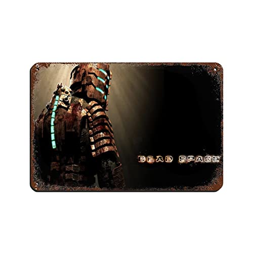 RIELLI Dead Space Game Retro Poster Metall Blechschild Chic Art Retro Eisen Malerei Bar Menschen Höhle Cafe Familie Garage Poster Wanddekoration 20 x 30 cm von RIELLI