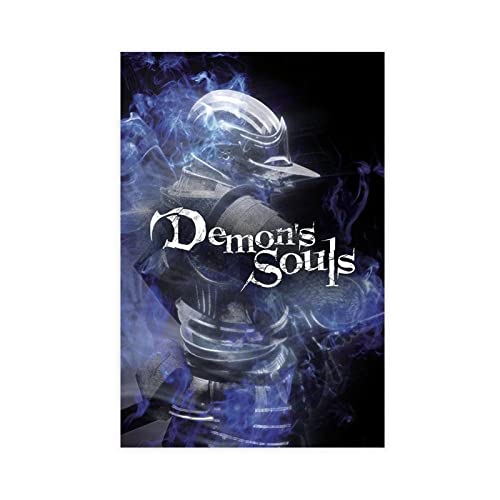 RIELLI Demon's Souls Game Leinwand Poster Schlafzimmer Dekor Sport Landschaft Büro Zimmer Dekor Geschenk Rahmen: 40 x 60 cm von RIELLI