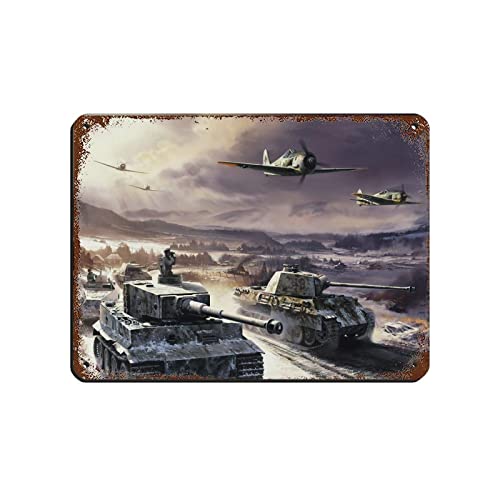 RIELLI Hearts of Iron IV Game 4 Blechschild Vintage Metall Pub Club Cafe Bar Home Wandkunst Dekoration Poster Retro 30 x 40 cm von RIELLI