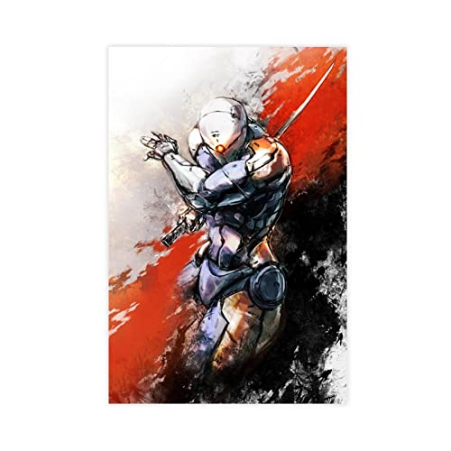 RIELLI Metal Gear Solid Game 3 Leinwand-Poster, Schlafzimmer, Dekoration, Sport, Landschaft, Büro, Raumdekoration, Geschenkrahmen: 30 x 45 cm von RIELLI