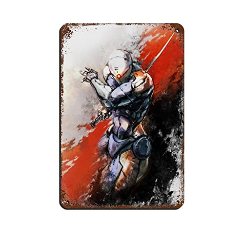 RIELLI Metal Gear Solid Game 3 Retro Poster Metall Blechschild Chic Art Retro Eisen Malerei Bar Menschen Höhle Cafe Familie Garage Poster Wanddekoration 20 x 30 cm von RIELLI