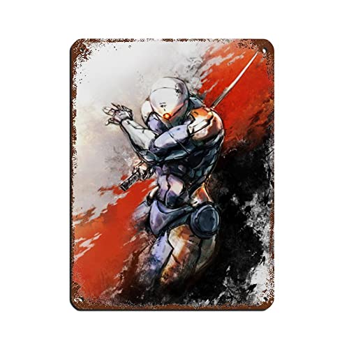 RIELLI Metal Gear Solid Game 3 Retro Poster Metall Blechschild Chic Art Retro Eisen Malerei Bar Menschen Höhle Cafe Familie Garage Poster Wanddekoration 30 x 40 cm von RIELLI