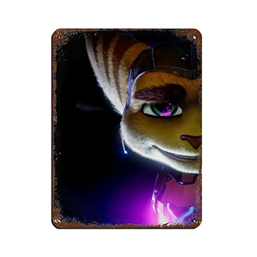 RIELLI Ratsche und Clank Game 10 Retro-Poster Metall-Blechschild Chic Art Retro Eisen Malerei Bar Menschen Höhle Cafe Familie Garage Poster Wanddekoration 30 x 40 cm von RIELLI