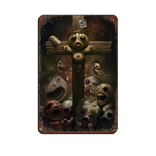 RIELLI The Binding of Isaac Game 5 Blechschild Vintage Metall Pub Club Cafe Bar Home Wandkunst Dekoration Poster Retro 20 x 30 cm von RIELLI