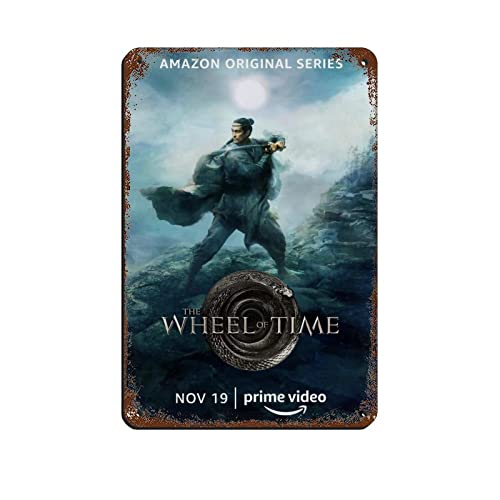 The Wheel of Time Spiel 10 Retro-Poster Metall Blechschild Chic Art Retro Eisen Malerei Bar Menschen Höhle Cafe Familie Garage Poster Wanddekoration 20 x 30 cm von RIELLI