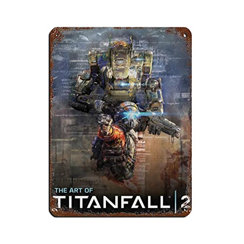 Titanfall 2 Game 5 Blechschild Vintage Metall Pub Club Cafe Bar Home Wandkunst Dekoration Poster Retro 30 x 40 cm von RIELLI