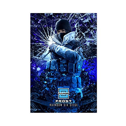 Tom Clancy's Rainbow Six Siege Game 7 Leinwandposter Schlafzimmer Dekor Sport Landschaft Büro Zimmer Dekor Geschenk Rahmen: 30 x 45 cm von RIELLI