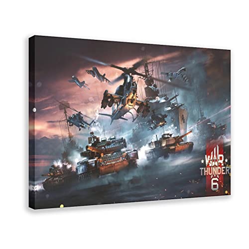 War Thunder Game 4 Leinwand-Poster, Wandkunst, Dekoration, Druck, Bild, Gemälde für Wohnzimmer, Schlafzimmer, Dekorationsrahmen: 30 x 45 cm War Thunder Game 4 Leinwand-Poster, Wandkunst, Dekoration, Druck, Bild, Gemälde für Wohnzimmer, Schlafzimmer, Dekorationsrahmen: 30 x 45 cm von RIELLI