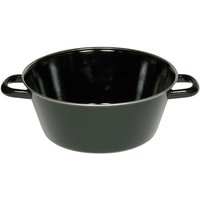 Riess Classic Schmalzpfanne Halbtief Ø20cm Emaille Schwarz Induktion von RIESS-KELOMAT
