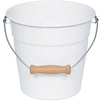 Riess-kelomat - Riess Classic Weiss Mini Eimer mit Holzgriff Ø16cm Emaille von RIESS-KELOMAT