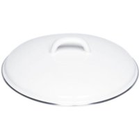 Riess Deckel mit Chromrand Ø12cm Weiss Emaille Riess Deckel mit Chromrand Ø12cm Weiss Emaille von RIESS-KELOMAT
