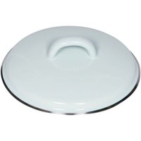 Riess Deckel mit Chromrand Ø14cm Pastell Türkis Emaille Riess Deckel mit Chromrand Ø14cm Pastell Türkis Emaille von RIESS-KELOMAT