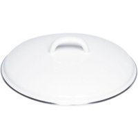 Riess Deckel mit Chromrand Ø20cm Weiss Emaille Riess Deckel mit Chromrand Ø20cm Weiss Emaille von RIESS-KELOMAT