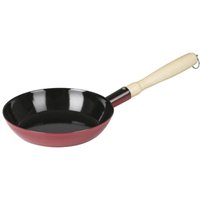 Riess Holzknechtpfanne Ø24cm rot Emaille Riess Holzknechtpfanne Ø24cm rot Emaille von RIESS-KELOMAT