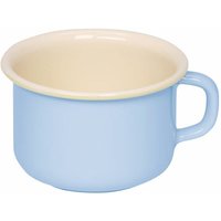 Riess Kaffeeschale Ø10cm 0,4 Liter Emaille Classic Pastell blau von RIESS-KELOMAT
