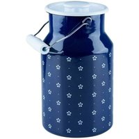 Riess Milchkanne mit Deckel Blümchenblau 2 Liter von RIESS-KELOMAT