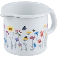 Riess Schnabeltopf Ø10cm 3/4L Flora Emaille von RIESS-KELOMAT